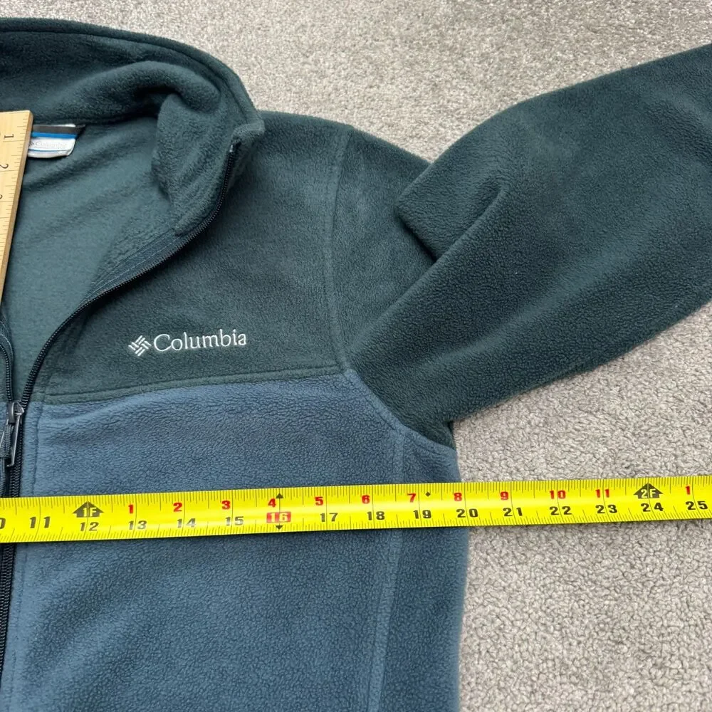 Columbia Steens Mountain 2.0 Fleece Jacket Mens Small Blue Full Zip Outdoor Hike